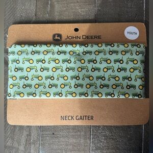 JOHN DEERE NWT Youth Neck Gaiter/Face Mask‎ Tractor Print O/S